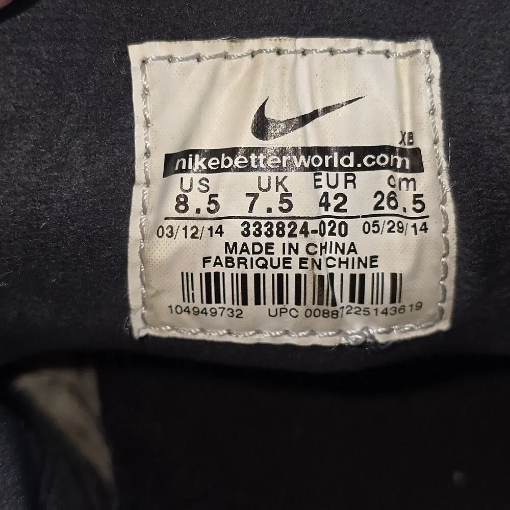 Nike SB Zoom Stefan Janoski Men’s Size 8.5 Black Canvas Gum Sneakers (333824-020 - Picture 9 of 9